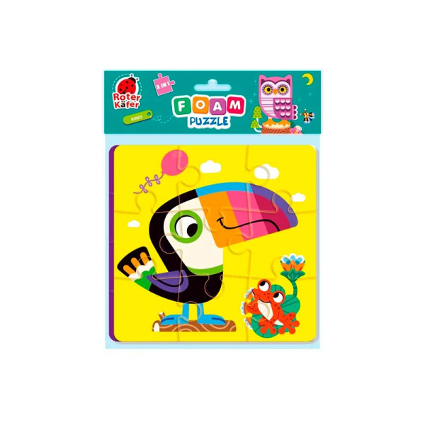 Мякі пазли Vladi Toys Foam puzzles 2in1 "Birds" з птахом RK6050-03