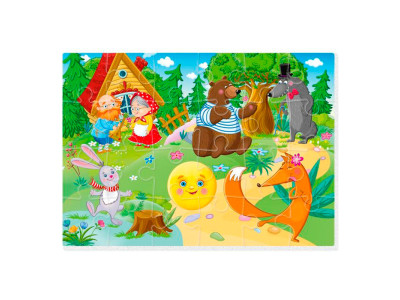 Гра розвиваюча Vladi Toys Малюк зможе "Колобок" мякі пазли А4 VT1102-27