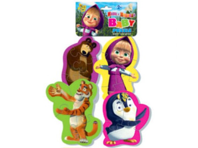 Baby пазли 4 в 1 "Маша і Ведмідь" VT1106-16 Baby пазли 4 в 1 "Маша і Ведмідь" VT1106-16