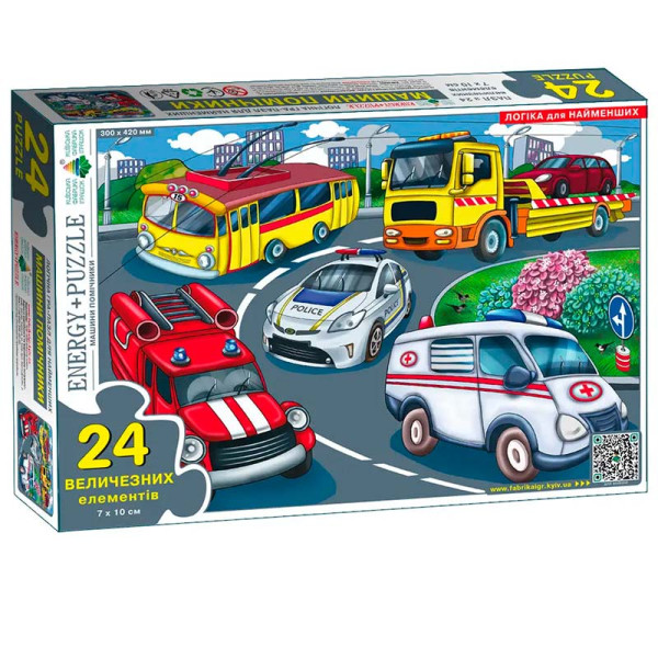 Пазл Машини помічники 24 елементів Ен.8359 Пазл Машини помічники 24 елементів Ен.8359