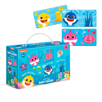 Пазл Dodo Baby Shark Зєднай кольори для дітей 200586