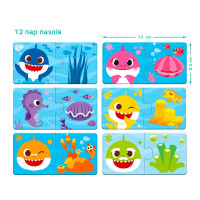 Пазл Dodo Baby Shark З'єднай кольори для дітей 200586