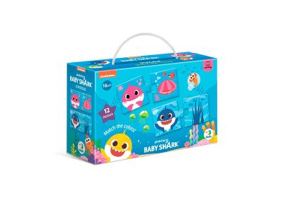Пазл Dodo Baby Shark Зєднай кольори для дітей 200586