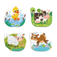 Пазл Dodo Baby puzzle День на фермі 4 в 1 300687