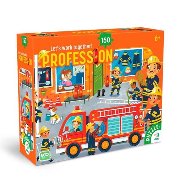 Пазл Dodo Професії Пожежник 150 елементів 300702