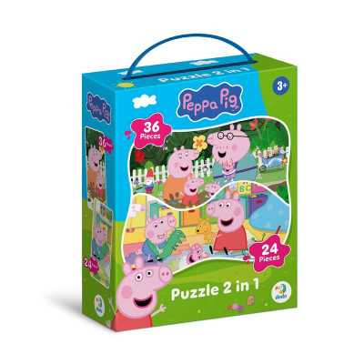 Пазл 2в1 Dodo Peppa Pig Час разом 200751 Пазл 2в1 Dodo Peppa Pig Час разом 200751