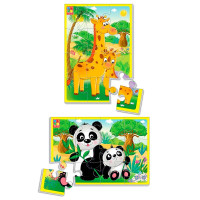Мякі пазли Vladi Toys А5 "Тварини зоопарку" фомові VT1103-45 Мякі пазли Vladi Toys А5 "Тварини зоопарку" фомові VT1103-45