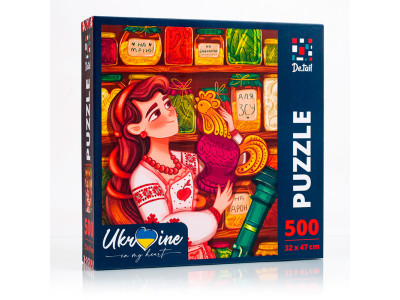 Пазл Vladi Toys "Українка з півнем" De.tail 500 елементів DT500-06 Пазл Vladi Toys "Українка з півнем" De.tail 500 елементів DT500-06
