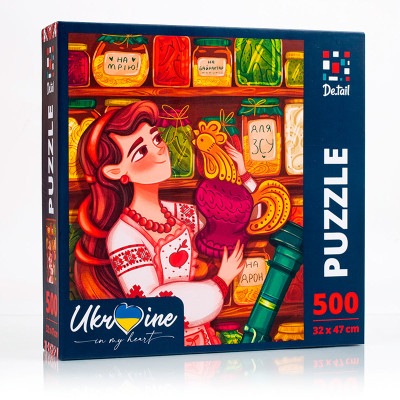 Пазл Vladi Toys "Українка з півнем" De.tail 500 елементів DT500-06