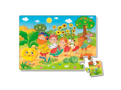 Гра розвиваюча Vladi Toys Малюк зможе "Ріпка" мякі пазли А4 VT1102-28