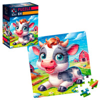 Пазли Vladi Toys De.tail Весела корівка 64 деталі DT1234-19