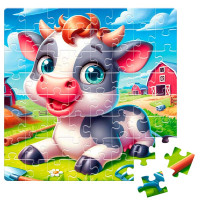 Пазли Vladi Toys De.tail Весела корівка 64 деталі DT1234-19