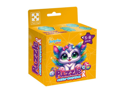 Пазли Vladi Toys "Кошеня з крилами" із сквіш-сюрпризом VT8030-11