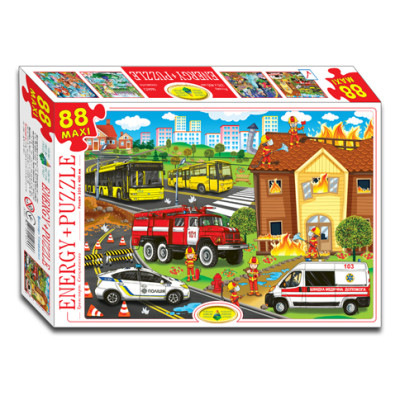 Пазли Транспорт. Спецмашини 88 ел Арт.ЕГ-19. ЕГ-19 Пазли Транспорт. Спецмашини 88 ел Арт.ЕГ-19. ЕГ-19