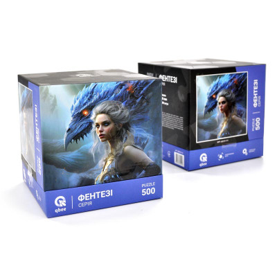 Пазли qbee "Володарка Дракона" 500 елементів QB500-010 Пазли qbee "Володарка Дракона" 500 елементів QB500-010