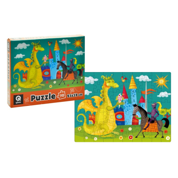 Пазли qbee "Лицар та дракон" 70 елементів QB400-003