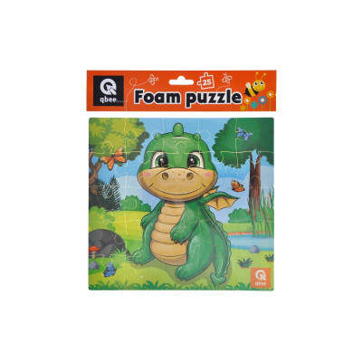 Пазли qbee "Динозаврик" 25 елементів фомові QB100-002 Пазли qbee "Динозаврик" 25 елементів фомові QB100-002