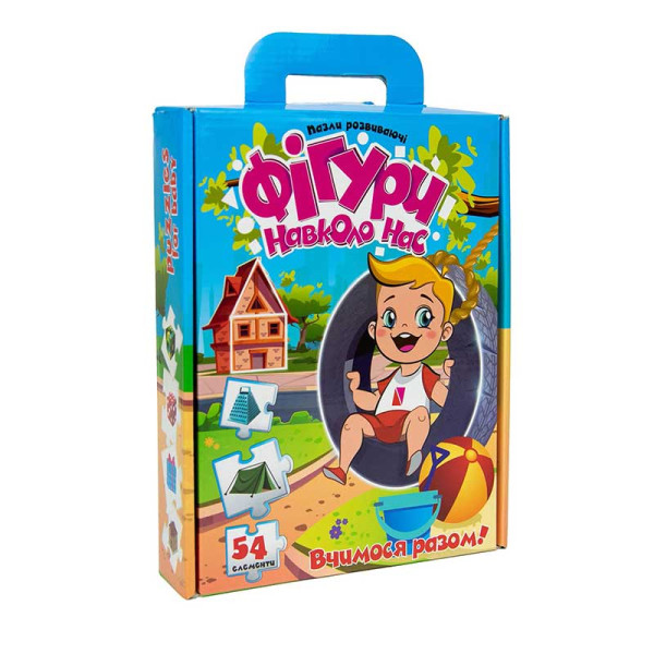 Пазли 30911 (укр) "Фігури навколо нас" в кор-ці 23-185-5 см 30911 Пазли 30911 (укр) "Фігури навколо нас" в кор-ці 23-185-5 см 30911