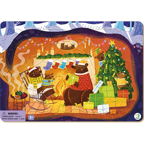 DODO Пазл з рамкою"Різдвяна казка ведмежат" 300265
