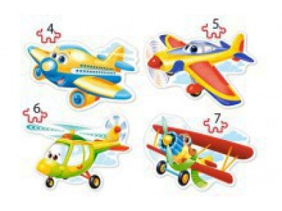 Пазл Політ 4в1 4/5/6/7 елементів 04447
