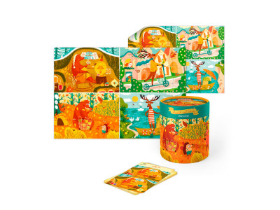 Пазл та гра "Як звірі пори року зустрічали" 200110 Пазл та гра "Як звірі пори року зустрічали" 200110