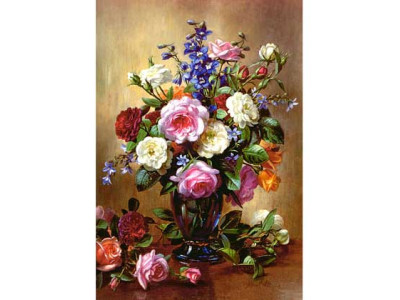 Пазл "Троянди у вазі" 1000 елементів 102617