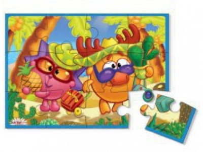 Пазли мякі А5 "Смішарики" VT1103-38