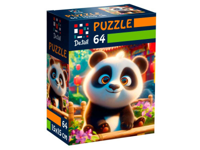 Пазли Vladi Toys De.tail Усміхнена панда 64 деталі DT1234-10