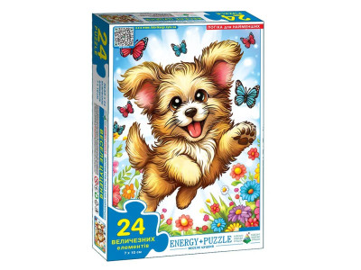 Пазл Енергія Плюс Веселе цуценя 24 елементів Ен.8298 Пазл Енергія Плюс Веселе цуценя 24 елементів Ен.8298