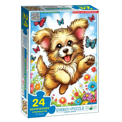 Пазл Енергія Плюс Веселе цуценя 24 елементів Ен.8298 Пазл Енергія Плюс Веселе цуценя 24 елементів Ен.8298