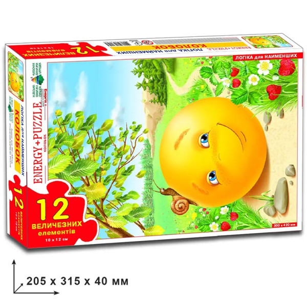 Пазл 12 ел. "Колобок" Ен.2005