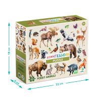 Пазл Dodo Монтессорі Лісові тварини 200 елеменів 300638