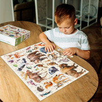 Пазл Dodo Монтессорі Лісові тварини 200 елеменів 300638