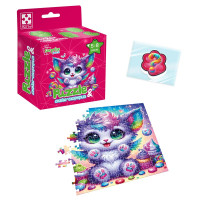 Пазли Vladi Toys "Кольорове кошеня" із сквіш-сюрпризом VT8030-12
