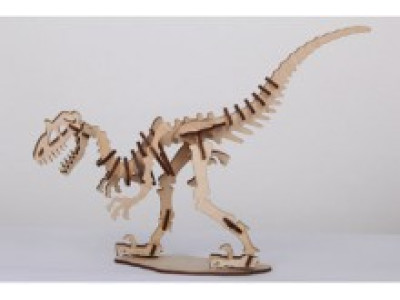 Дерев'яний 3D Пазл-Конструктор "Алозавр" Дерев'яний 3D Пазл-Конструктор "Алозавр"