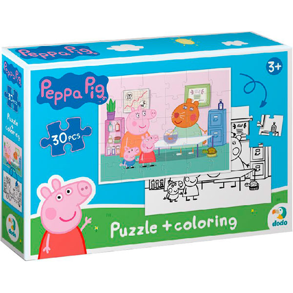 Пазл на 30 елементів 2 в 1 «Peppa Pig» 200116