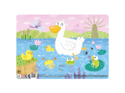 DODO Пазл з рамкою "Каченята" 21 елемент R300183