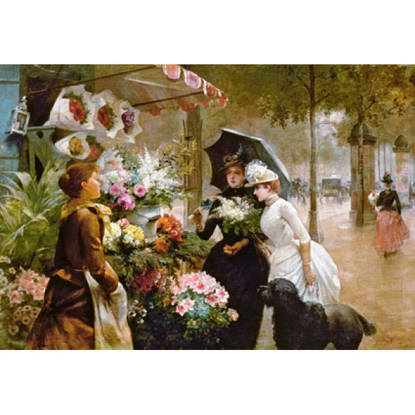 Пазл "Квітковий стенд у Парижі" 1000 елементів 102921 Пазл "Квітковий стенд у Парижі" 1000 елементів 102921