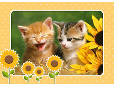 Пазли "Кошенята з соняшниками" 60 елементів 06779