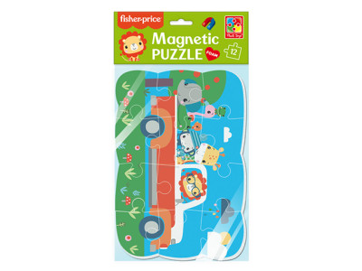 Пазли на магніті А5 "Fisher Price. Весела поїздка" VT3205-97