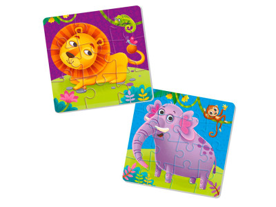 Набір фомових пазлів Vladi Toys 2 в 1 Zoo для дітей RK6050-05
