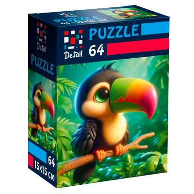 Пазли Vladi Toys De.tail Пташеня в джунглях 64 деталі DT1234-17
