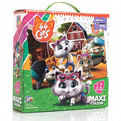 Максі пазли картонні "44 Коти. На фермі" (укр.) VT1722-01