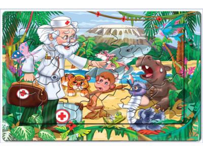 Гра-головоломка "Чуковський. Айболить" пазл Эн.7987