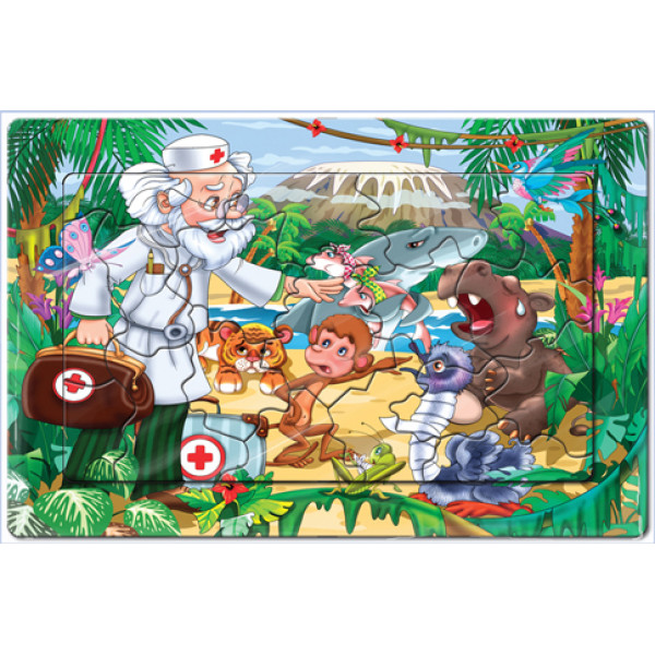 Гра-головоломка "Чуковський. Айболить" пазл Эн.7987