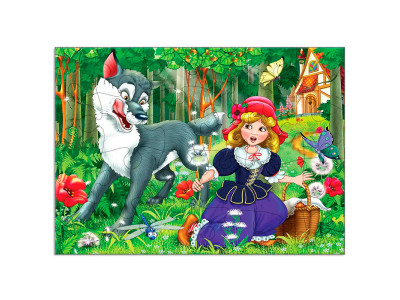 Пазл 24 ел. "Червона шапочка" Эн.1367