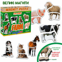 Магнітні пазли "Ферма" ML4031-19 EN