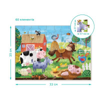 Пазл DoDo "Сільські пригоди" 60 елементів 300377