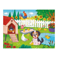 Пазл Dodo Песик і курчата 30 елементів 300681