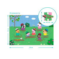 Пазл-міні Dodo Peppa Pig Час грати 35 елементів 200336